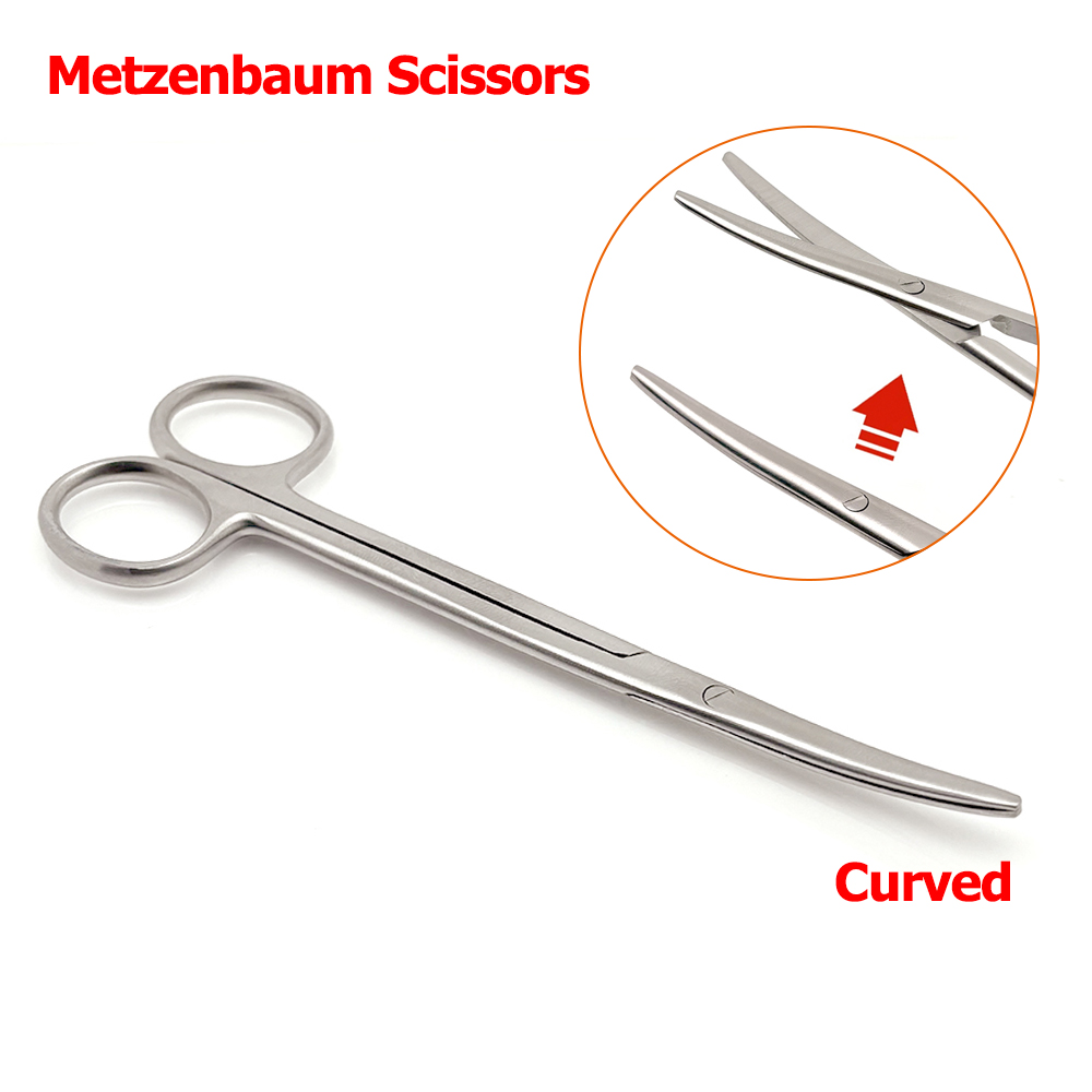 Medical Scissors - Nożyczki Metzenbaum 14 cm Tc zakrzywione