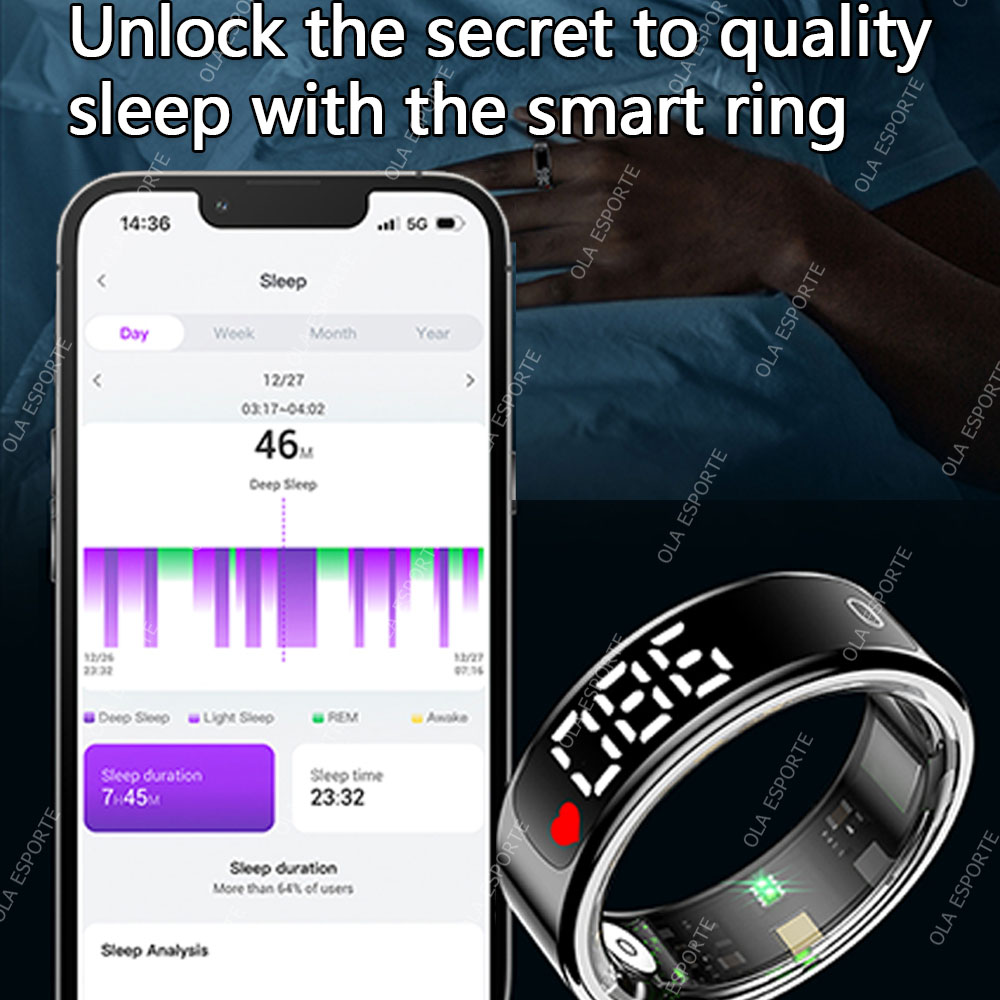 Inteligentny pierścień z ekran – Blood Pressure Monitor recenzja i cena