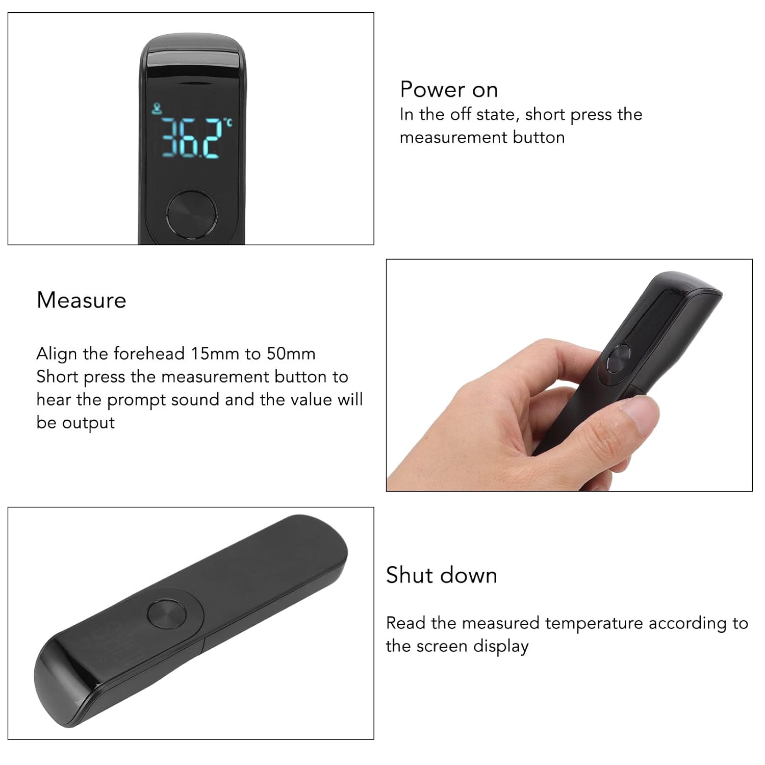 Termometr na podczerwień IDEAB – Pulse Oximeter recenzja i cena
